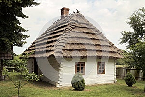 Great shot of old rustic house photo