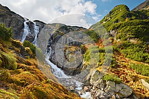 Great Siklawa Waterfall High Tatra Mountains Carpathians