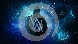 Great singer Alan walker galaxy photo