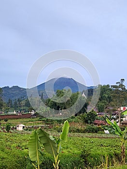 the great slamet mountain