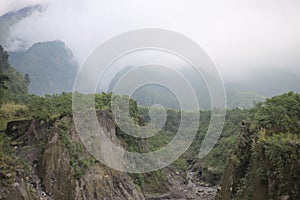 Merapi`s Mountain valley photo