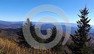 Great Smoky Mountains National Park In The Autumn