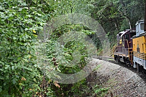 Great Smoky Mountains Railroad in Bryson City, North Carolina
