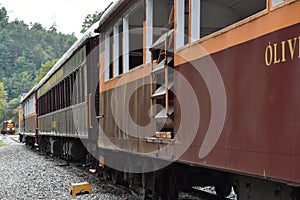 Great Smoky Mountains Railroad in Bryson City, North Carolina