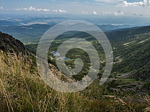 Great Snowy Pit, Wielki Sniezny Kociol Giant Mountains, Krkonose, Karkonosze mountain range on Czech-Polish border, part of Sudete photo