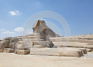 The Great Sphinx of Giza, Cairo, Egypt.