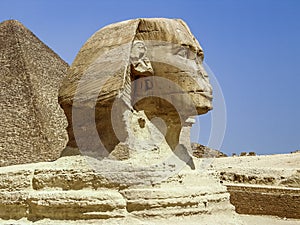 Great Sphinx of Giza.  Cairo Egypt