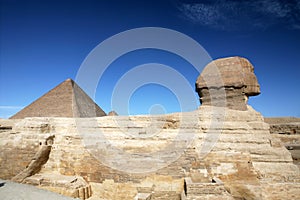 The Great Sphinx of Giza near Cairo, Egypt. Part 3