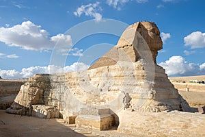 The Great Sphinx and The Great Pyramid of Giza