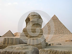 Great Sphinx and Great Pyramid of Giza