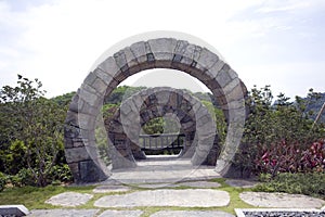 Great stone gate - japanese style