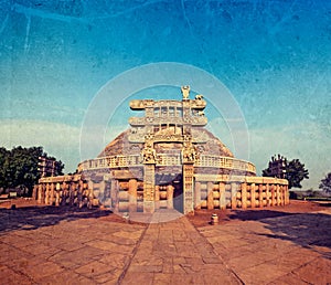 Great Stupa. Sanchi, Madhya Pradesh, India