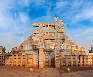 Great Stupa. Sanchi, Madhya Pradesh, India