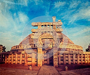 Great Stupa. Sanchi, Madhya Pradesh, India