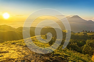 Great sunrise at prau mount