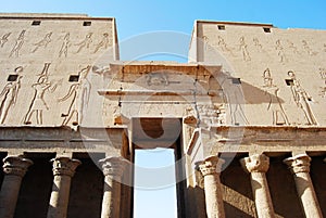 The great Temple of Edfu, Nubia, Egypt