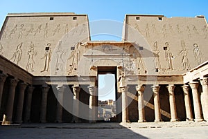 The great Temple of Edfu, Nubia, Egypt photo