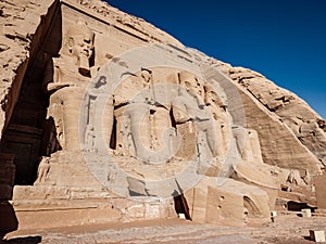 Great Temple of Ramesses II at Abu Simbel Egypt