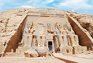The Great Temple of Ramesses II. Abu Simbel, Egypt