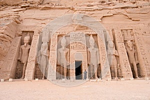 The Great Temple of Ramesses II at Abu Simbel, Egypt