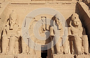 The Great Temple of Ramesses II. Abu Simbel, Egypt.