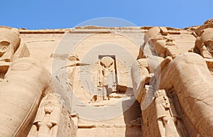 The Great Temple of Ramesses II. Abu Simbel, Egypt.