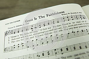 Great is Thy Faithfulness Christian Worship Hymn by Thomas Chisholm