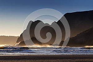 The Great Tor on the Gower peninsula South Wales