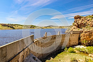 Tarryall Reservoir Dam in Colorado