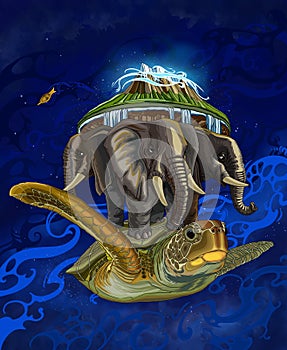 Great A'Tuin. Holding the world.