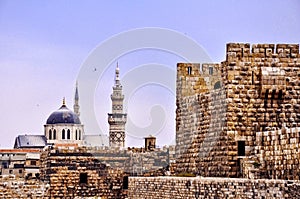 Great Umayyad mosque and castle of Damascus
