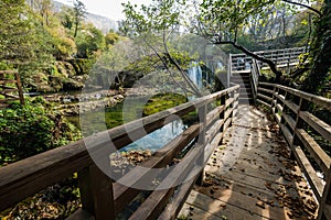 Great Una waterfalls in MArtin Brod, Bosnia and Herzegovina photo