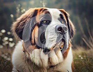 The great and unmistakable San Bernardo dog photo