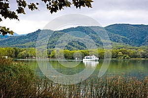 Great view of Banyoles Lake, Girona.