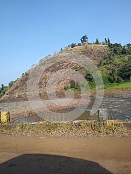 Zeal and mountain view in India photo