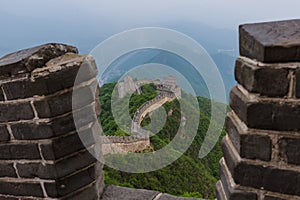 Great Wall of China at Badaling - Beijing