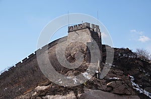 The Great Wall of China in Badaling, China