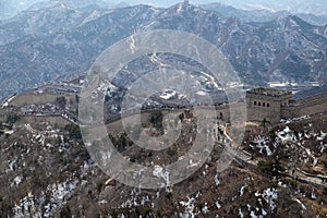 The Great Wall of China in Badaling, China