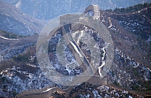 The Great Wall of China in Badaling, China