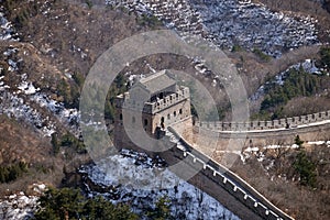 The Great Wall of China in Badaling, China