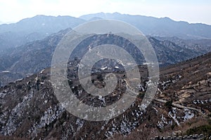 The Great Wall of China in Badaling, China