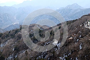 The Great Wall of China in Badaling, China