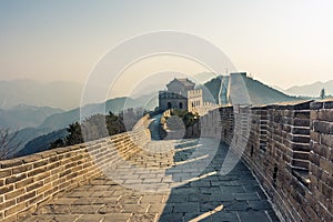 The Great Wall of China at Badaling section