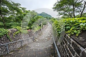 The Great Wall of China in Dandong