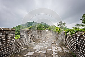 The Great Wall of China in Dandong