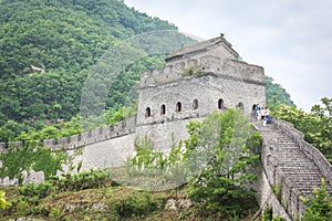 The Great Wall of China in Dandong