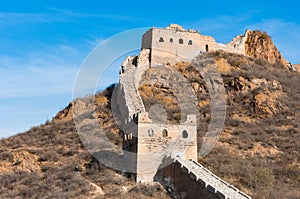 The Great Wall of China at Jinshanling. photo