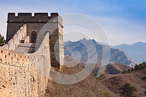 Great wall of china in jinshanling