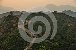 The Great Wall of China at Jinshanling photo