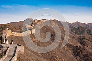 Great wall of china in jinshanling photo